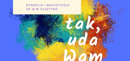 Drodzy Ósmoklasiści, życzymy Wam powodzenia i trzymamy za Was kciuki! Dyrekcja i Nauczyciele