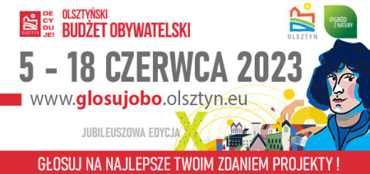 Głosowanie na projekty w ramach Olsztyńskiego Budżetu Obywatelskiego