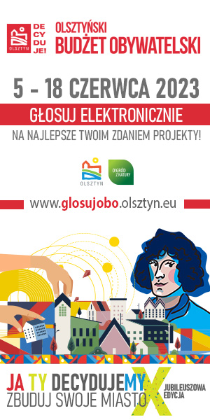 Głosowanie na projekty w ramach Olsztyńskiego Budżetu Obywatelskiego